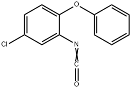 5-氯-2-苯氧基苯基异氰酸酯, 85385-33-7, 结构式