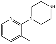 1-(3-ヨードピリジン-2-イル)ピペラジン 化学構造式