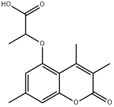 853892-40-7 2-(2-氧代-3,4,7-三甲基-苯并吡喃-5-基)氧基丙酸