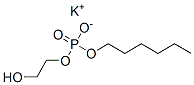 potassium hexyl 2-hydroxyethyl phosphate 结构式