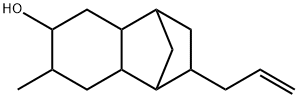 デカヒドロ-7-メチル-2-(2-プロペニル)-1,4-メタノナフタレン-6-オール 化学構造式