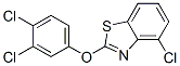 4-chloro-2-(3,4-dichlorophenoxy)benzothiazole 结构式