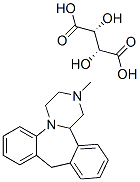 1,2,3,4,10,14b-hexahydro-2-methyldibenzo[c,f]pyrazino[1,2-a]azepine [R-(R*,R*)]-tartrate 结构式