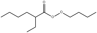 butyl 2-ethylperoxyhexanoate 结构式