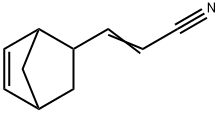 3-(bicyclo[2.2.1]hept-5-en-2-yl)acrylonitrile 结构式