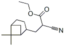 ethyl alpha-cyano-6,6-dimethylbicyclo[3.1.1]heptane-2-propionate 结构式