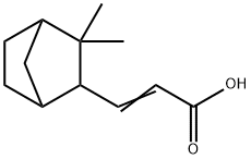 3-(3,3-dimethylbicyclo[2.2.1]hept-2-yl)acrylic acid Struktur