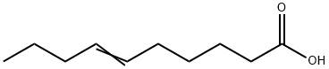 6-デセン酸 化学構造式
