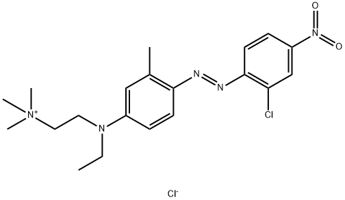 [2-[[4-[(2-chloro-4-nitrophenyl)azo]-3-methylphenyl]ethylamino]ethyl]trimethylammonium chloride 结构式