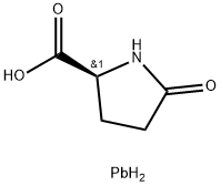 ビス(5-オキソ-L-プロリン)鉛(II) 化学構造式