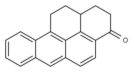 1,11,12,12a-Tetrahydro-benzo[a]pyren-3(2H)-one Structure