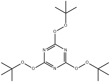 2,4,6-TRIS(TERT-BUTYLPEROXY)-1,3,5-TRIAZINE 结构式