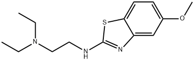 N,N-Diethyl-N'-(5-methoxy-1,3-benzothiazol-2-yl)ethane-1,2-diamine Struktur