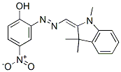2-[[(1,3-dihydro-1,3,3-trimethyl-2H-indol-2-ylidene)methyl]azo]-4-nitrophenol 结构式
