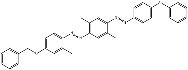 [3-[[4-(benzyloxy)-o-tolyl]azo]-p-xylene]azo(4-phenoxybenzene) Structure
