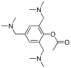 2,4,6-tris[(dimethylamino)methyl]phenol monoacetate  Structure