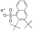 potassium bis(tert-butyl)naphthalenesulphonate Structure