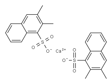 calcium bis(dimethylnaphthalenesulphonate) Struktur
