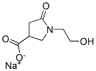 sodium 1-(2-hydroxyethyl)-5-oxopyrrolidine-3-carboxylate  Struktur