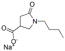 sodium 1-butyl-5-oxopyrrolidine-3-carboxylate Structure