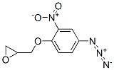 1,2-epoxy-3-(4'-azido-2'-nitrophenoxy)propane 结构式