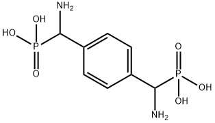 [amino-[4-(amino-phosphono-methyl)phenyl]methyl]phosphonic acid 结构式