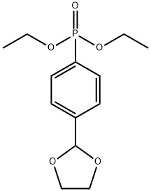 DIETHYL[4-(1,3-DIOXOLAN-2-YL)PHENYL]PHOSPHONATE, 85416-98-4, 结构式