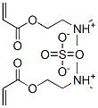 bis[[2-(acryloyloxy)ethyl]dimethylammonium] sulphate 结构式