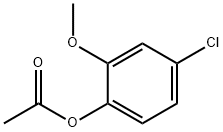 1-ACETOXY-4-CHLORO-2-METHOXYBENZENE 结构式