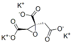 (+/-)-CIS-EPOXYTRICARBALLYLIC ACID POTASSIUM SALT 结构式