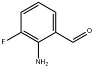 2-アミノ-3-フルオロベンズアルデヒド 化学構造式