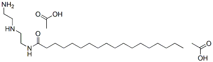 N-[2-[(2-aminoethyl)amino]ethyl]stearamide diacetate Structure