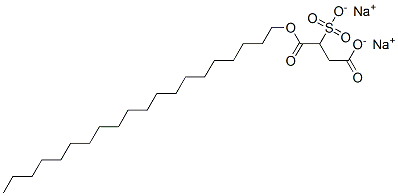 disodium 1-icosyl 2-sulphonatosuccinate Structure
