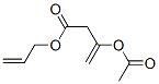 3-(アセチルオキシ)-3-ブテン酸2-プロペニル 化学構造式