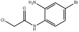 N-(2-氨基-4-溴苯基)-2-氯乙酰胺, 854583-92-9, 结构式