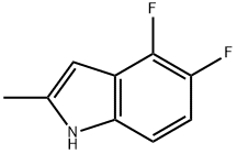 4,5-DIFLUORO-2-METHYLINDOLE Structure