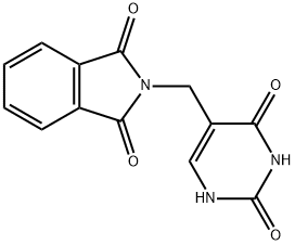 N-(2,4-dioxo-1,2,3,4-tetrahydro-pyrimidin-5-ylmethyl)-phthalimide Structure