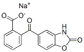 o-(2-Oxo-2,3-dihydrobenzoxazol-5-ylcarbonyl)benzoic acid sodium salt 结构式