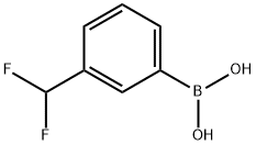 3-Difluoromethyl-phenylboronic acid Struktur