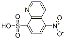 8-Quinolinesulfonic  acid,  5-nitro- Structure