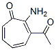 2,4,6-Cycloheptatrien-1-one, 3-acetyl-2-amino- (9CI) Structure