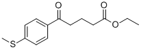 5-(4-(甲硫基)苯基)-5-氧代戊酸乙酯,854859-01-1,结构式