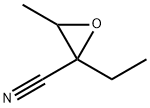 2-Oxiranecarbonitrile,  2-ethyl-3-methyl- 化学構造式