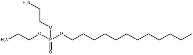 bis(2-aminoethyl) dodecyl phosphate Structure