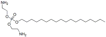 bis(2-aminoethyl) octadecyl phosphate 结构式
