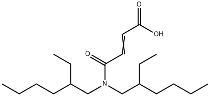4-[bis(2-ethylhexyl)amino]-4-oxo-2-butenoic acid 结构式