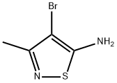 4-溴-3-甲基异噻唑-5-基胺, 85508-99-2, 结构式