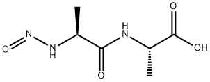 N-(N-Nitroso-L-alanyl)-L-alanine 结构式