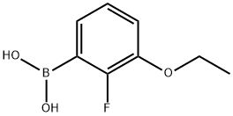 3-エトキシ-2-フルオロフェニルボロン酸 化学構造式