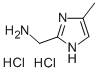 C-(4-METHYL-1H-IMIDAZOL-2-YL)-METHYLAMINE 2HCL Structure